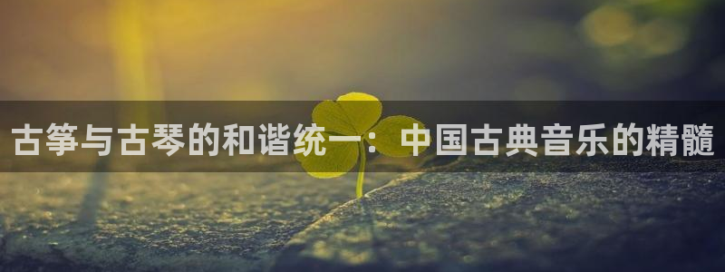 凯发k8旗舰厅yue来就送38:古筝与古琴的和谐统一:中国古